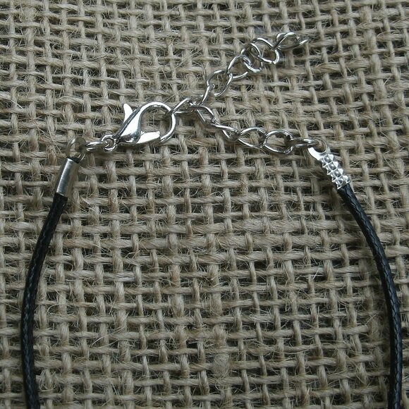 Egyptian Ankh Glass Cabochon Pendant Necklace - Picture 9 of 11